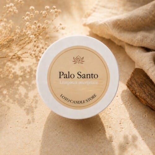 Vela de intención Palo Santo Equilibrio