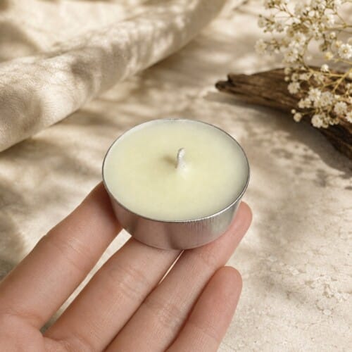 Velas de té sin aroma para quemadores y wax melts
