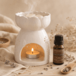 Quemador de aceites esenciales loto candle store
