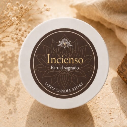 Vela de intención aroma Incienso Presencia